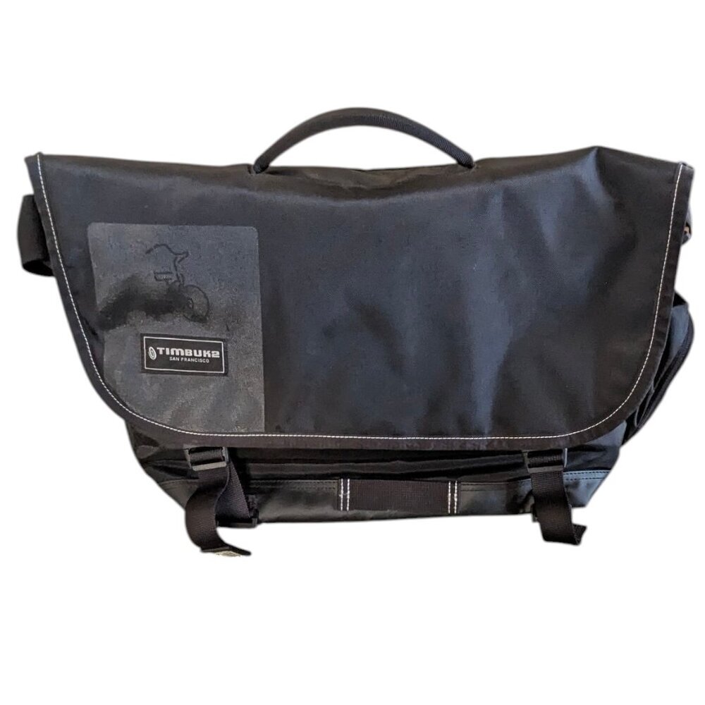 Timbuk2 Black Bicycle Bag / Messenger bag w adjustable shoulder strap
